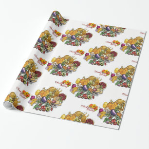 Thanksgiving-Geschenkpapier Geschenkpapier