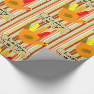 Thanksgiving-Geschenkpapier Geschenkpapier