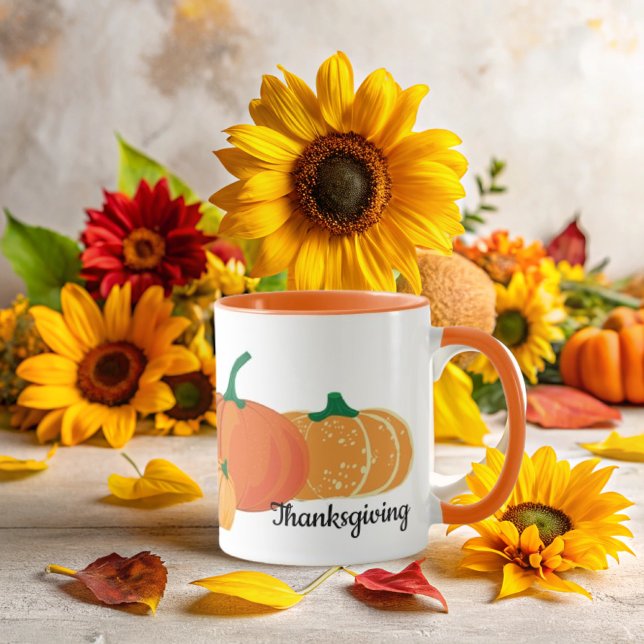 Thanksgiving Happiness in Every Sip Tasse (Von Creator hochgeladen)