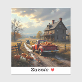 Thanksgiving in the country aufkleber