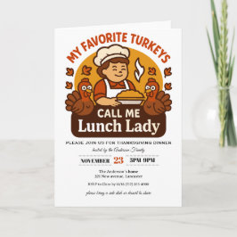 Thanksgiving Invitation Card Karte