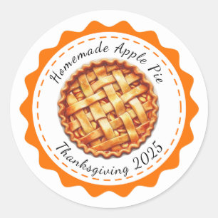 Thanksgiving Kanada Kürbiskuchen Delight Runder Aufkleber