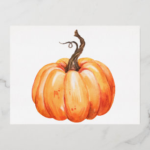 Thanksgiving-Kürbis-Serie Design 13 Folien Feiertagspostkarte