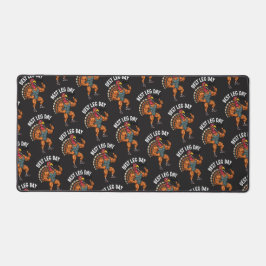 Thanksgiving Leg Day  Desk Mat Schreibtischunterlage