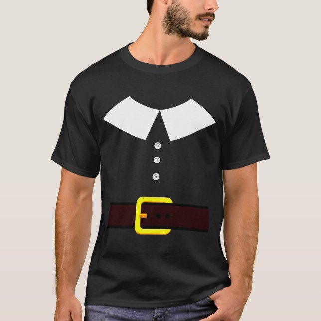 Thanksgiving Lgrim Shirt - New World Lgrim Costume (Vorderseite)