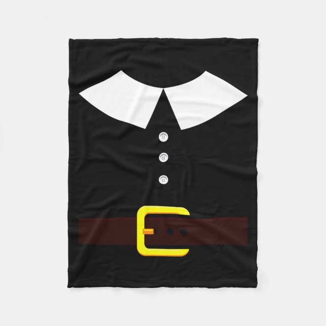 Thanksgiving Lgrim Shirt - New World Lgrim Costume Fleecedecke (Vorderseite)