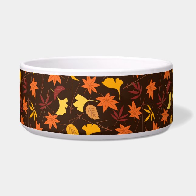 Thanksgiving Maple Fall Pattern Napf (Vorderseite)