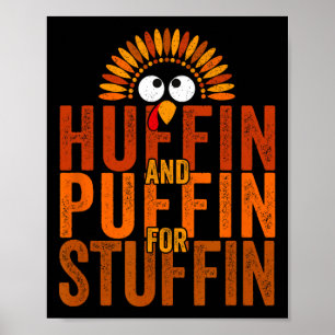 Thanksgiving Run Truthahn-Trott - Schnaufen und Ke Poster