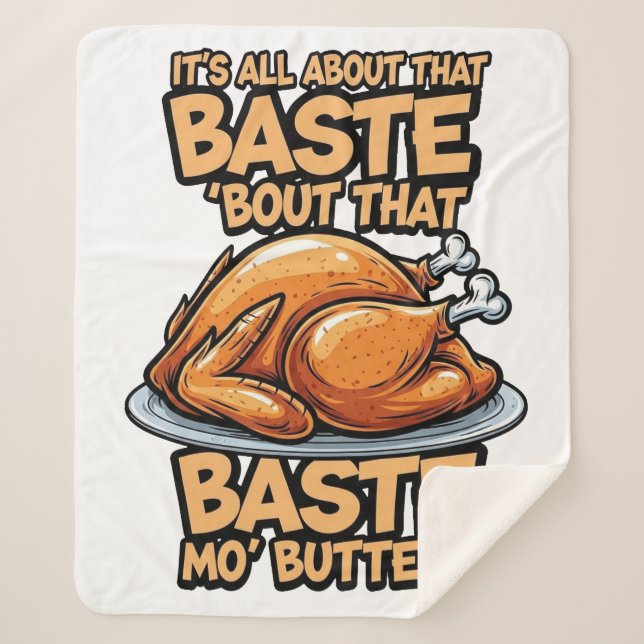 Thanksgiving Sherpa Blanket Sherpadecke (Vorderseite)