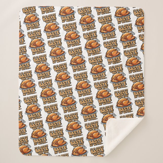 Thanksgiving Sherpa Blanket Sherpadecke (Vorderseite)