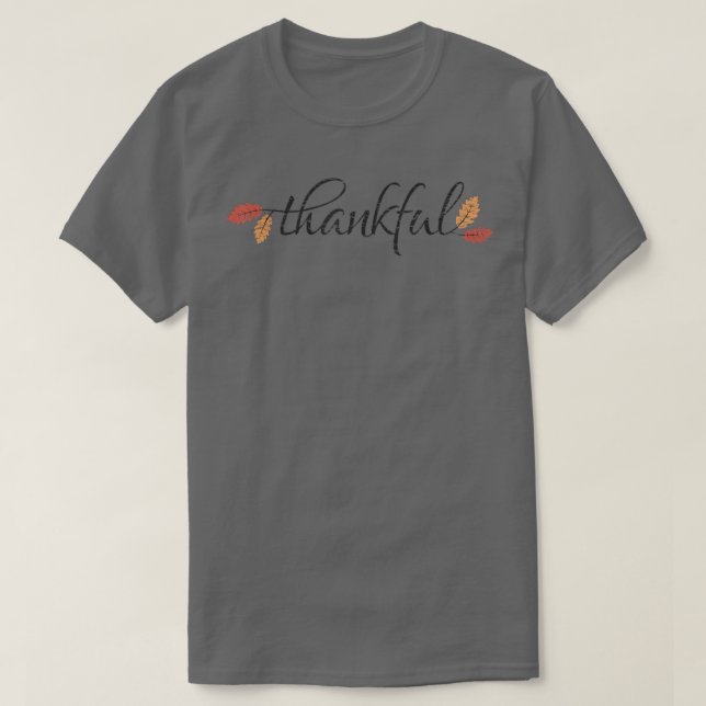 Thanksgiving Shirt Women men Autumn Fall Leaves Th (Design vorne)
