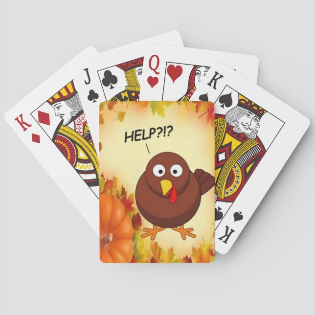 Thanksgiving Spielkarten-Deck Spielkarten (Rückseite)