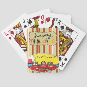 Thanksgiving Spielkarten-Deck Spielkarten