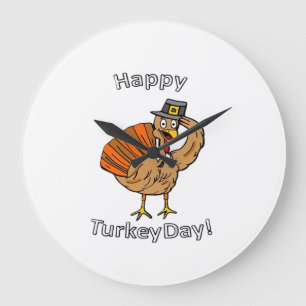 Thanksgiving (Stil 2) Classic T-Shirt Große Wanduhr