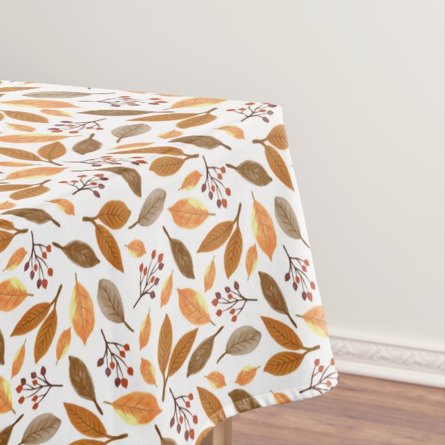 Thanksgiving Tablecloth Decor - Fall Leaves Tischdecke (Beispiel)