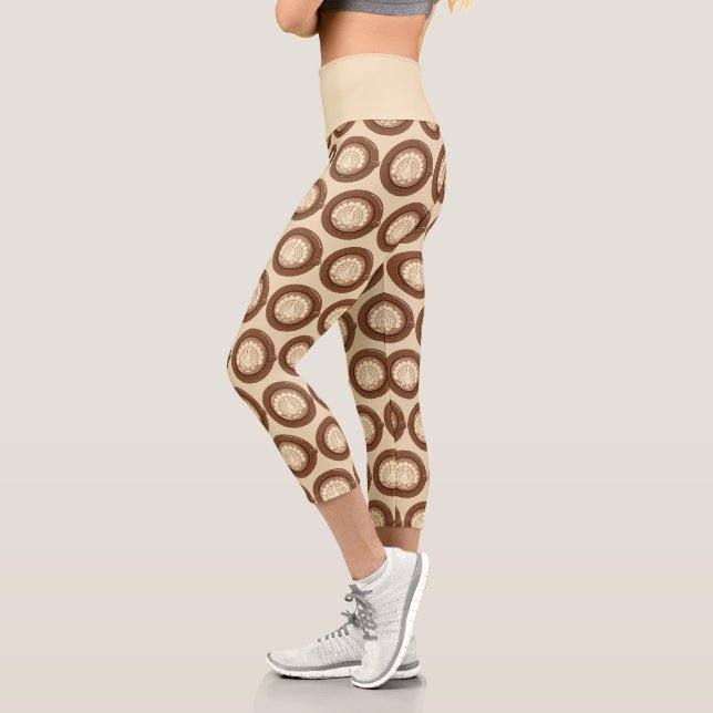 Thanksgiving-Truthahn-Latte Capri Leggings (Links)