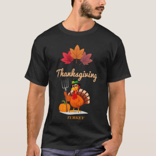 Thanksgiving Truthahn Mama Geschenk Scheiß Design T-Shirt