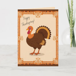 Thanksgiving Turkey Border Karte