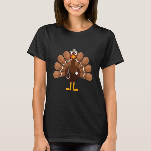 Thanksgiving   Turkey Doctor T-Shirt (Vorderseite)