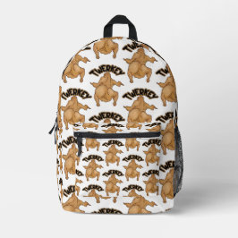 Thanksgiving Twerkey  Backpack Bedruckter Rucksack