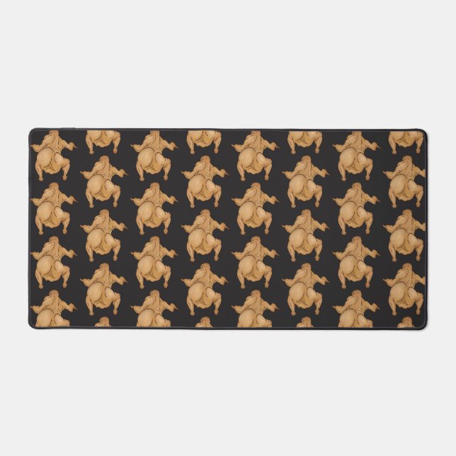 Thanksgiving Twerkey  Desk Mat Schreibtischunterlage (Vorderseite)