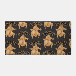 Thanksgiving Twerkey  Desk Mat Schreibtischunterlage