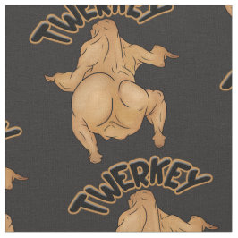 Thanksgiving Twerkey Fabric Stoff
