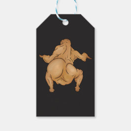 Thanksgiving Twerkey Gift Tag Geschenkanhänger