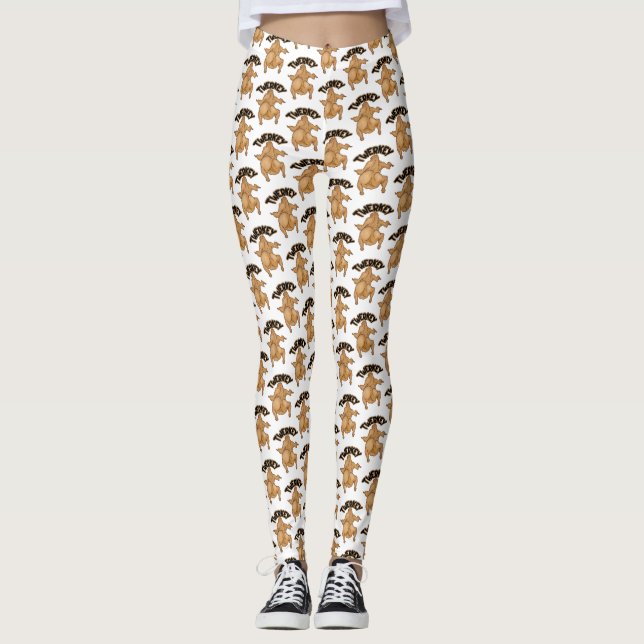 Thanksgiving Twerkey Leggings (Vorderseite)