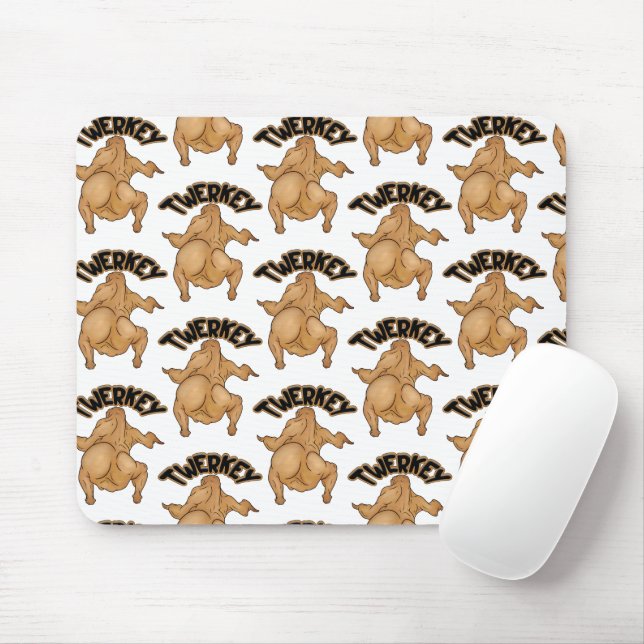Thanksgiving Twerkey  Mousepad (Mit Mouse)