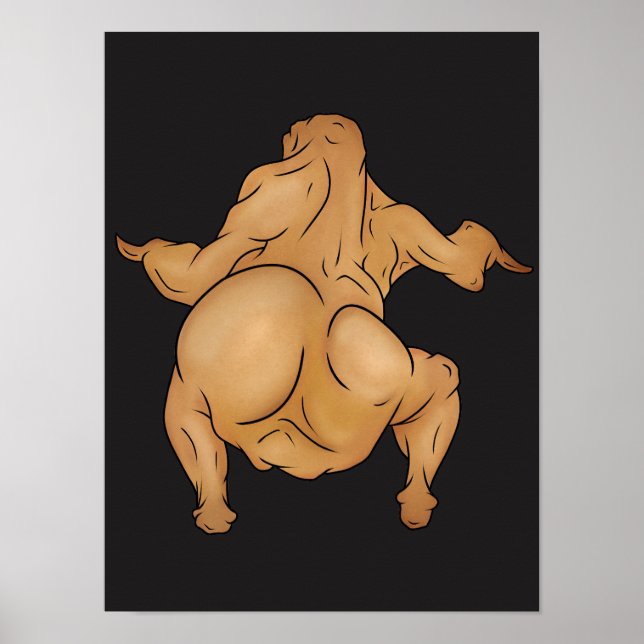 Thanksgiving Twerkey Poster (Vorne)