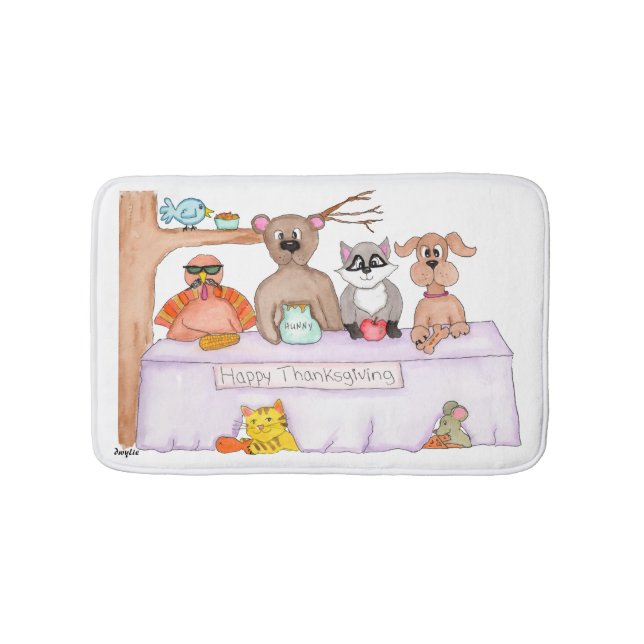 Thanksgiving - Where is the Turkey? Badematte (Vorderseite)