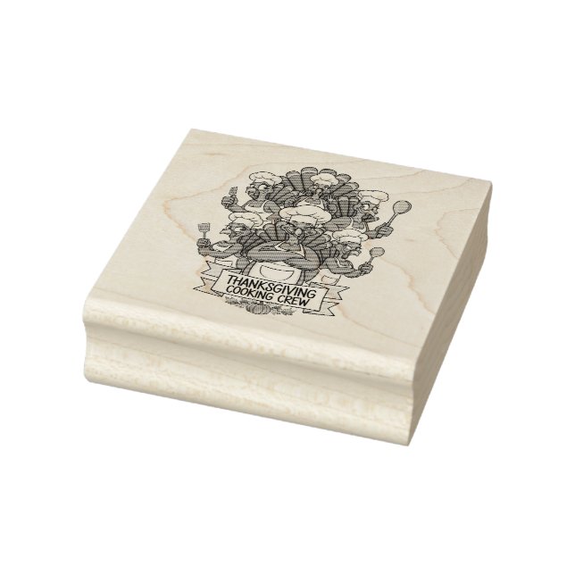 Thanksgiving Wood Art Stamp Gummistempel (Stempel)