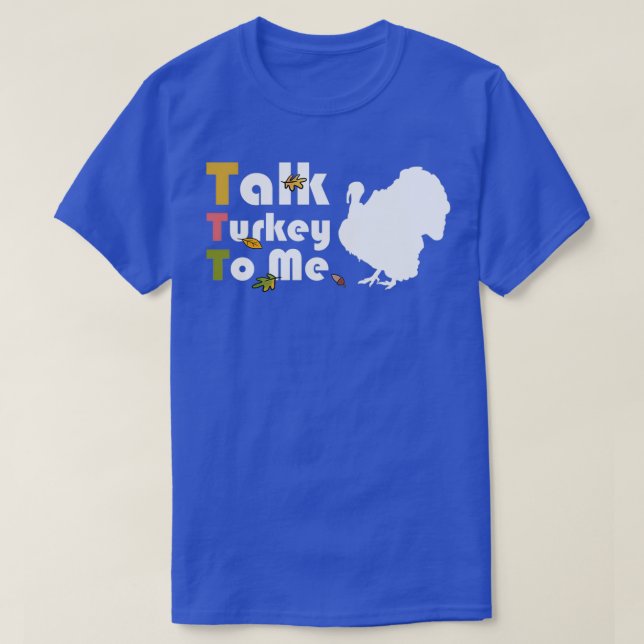 ThanksgivingTShirt mit der Türkei T-Shirt (Design vorne)