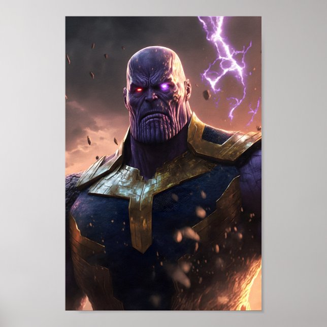 Thanos fan Art Poster - Marvel Thanos Poster (Vorne)