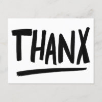 THANX Rough Brushstrokes Danke CUSTOM