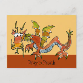 Thar Be Dragons Postkarte