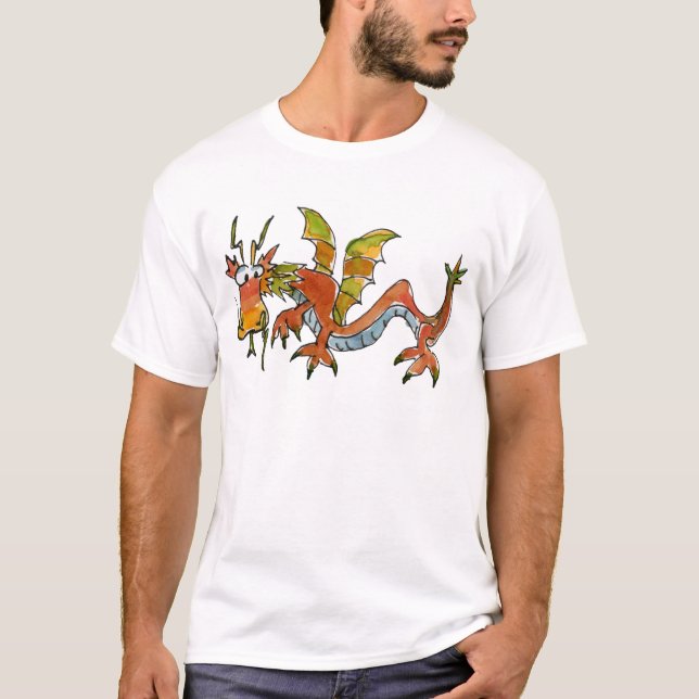 Thar Be Dragons T-Shirt (Vorderseite)
