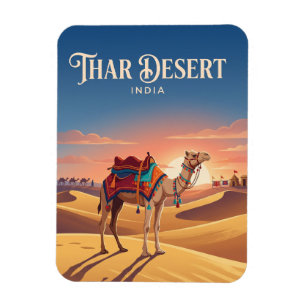 Thar-Wüste Jaisalmer Indien Magnet