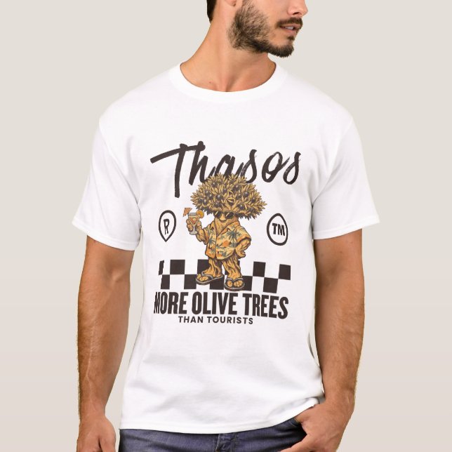 Thasos Olivenbäume (Griechenland) T-Shirt (Vorderseite)