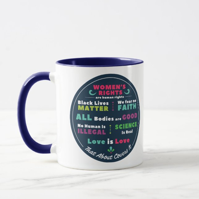 That About Covers It Progressive Mug Tasse (Links)