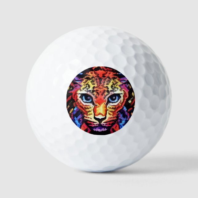 That Colorful Leopard Look  Golfball (Vorderseite)