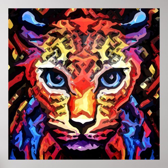 That Colorful Leopard Look  Poster (Vorne)