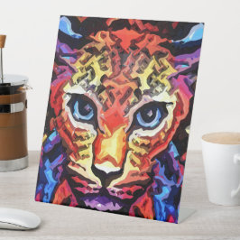 That Colorful Leopard Look Sockelschild