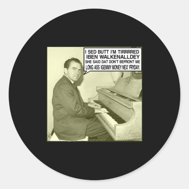 That Dont Befront Me  Runder Aufkleber (Vorderseite)