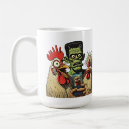 “That One Friend”Cheesy Chicken Selfies Kaffeetasse