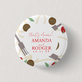 That’s Amore Italian Pasta Wedding Button