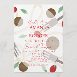 That’s Amore Italian Pasta Wedding Einladung