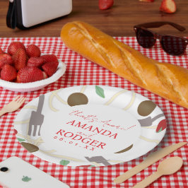 That’s Amore Italian Pasta Wedding Pappteller