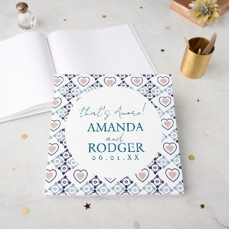 That’s Amore Italian Tiles and Hearts Gästebuch